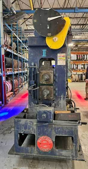 WATERBURY FARREL 8.5" x 5" 2 HI WIRE FLATTENING ROLLING MILL WIRE MACHINERY, FLATTENING MILLS | Machinery International Corp