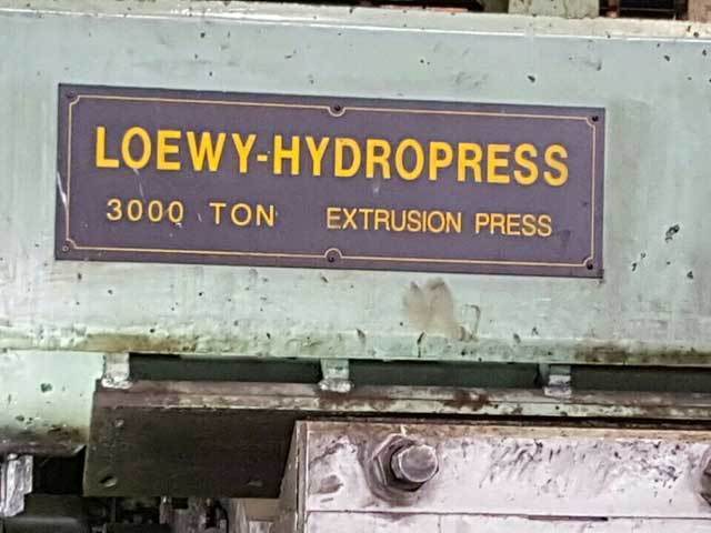 LOEWY 3000 Ton PRESSES, EXTRUSION | Machinery International Corp