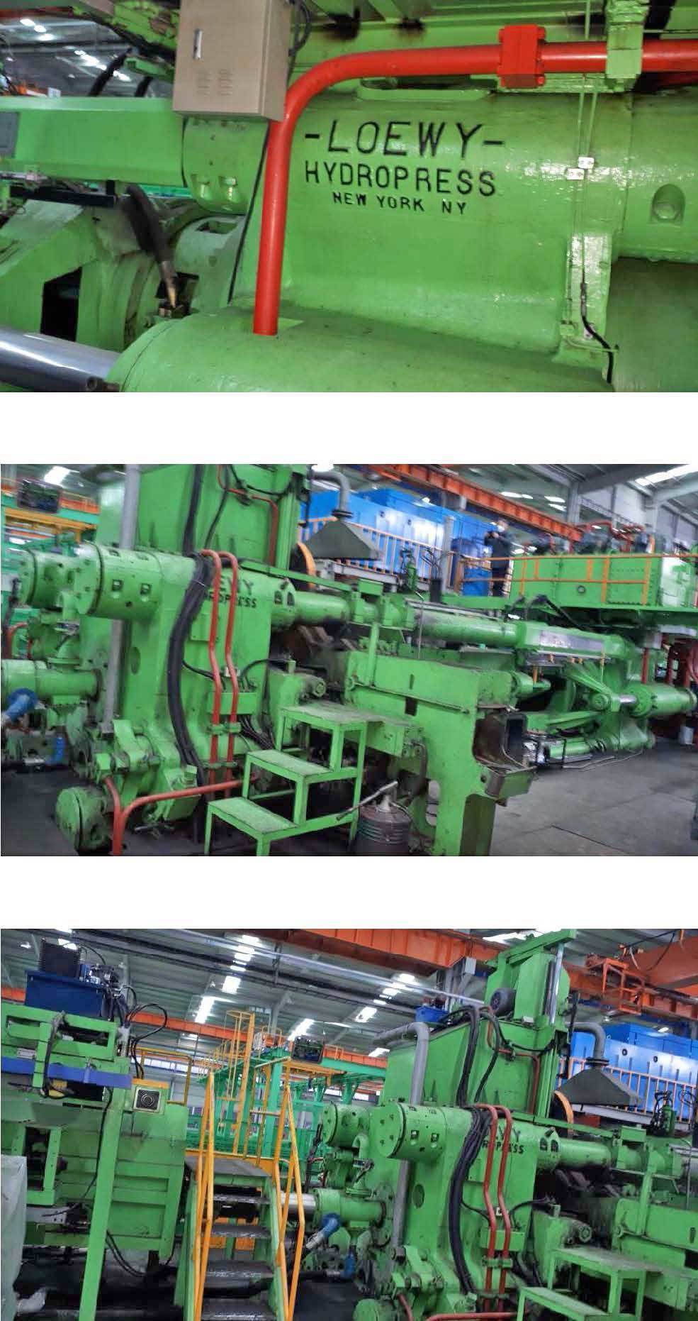 LOEWY HYDROPRESS 2500 Ton Double Acting PRESSES, EXTRUSION | Machinery International Corp