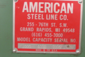 AMERICAN 4,000 lbs x 48" UNCOILERS | Machinery International Corp (4)